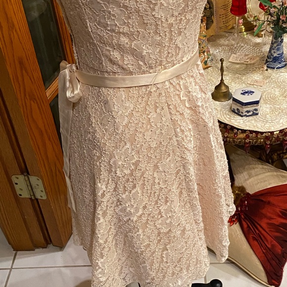 Beautiful lace short dress it’s speechless beautiful! Size 7 juniors. - Picture 14 of 14
